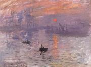 Claude Monet Impression Sunrise.Le Have oil painting picture wholesale